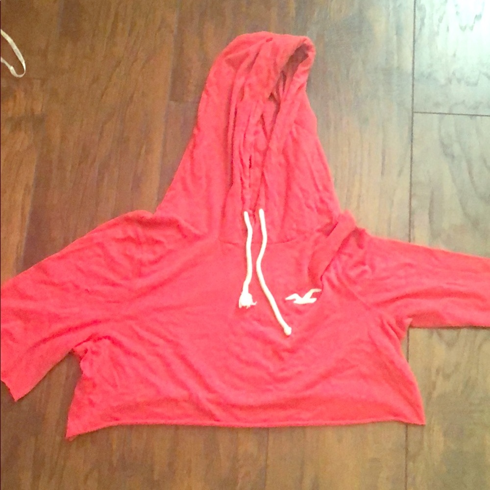Hollister crop top hoodie